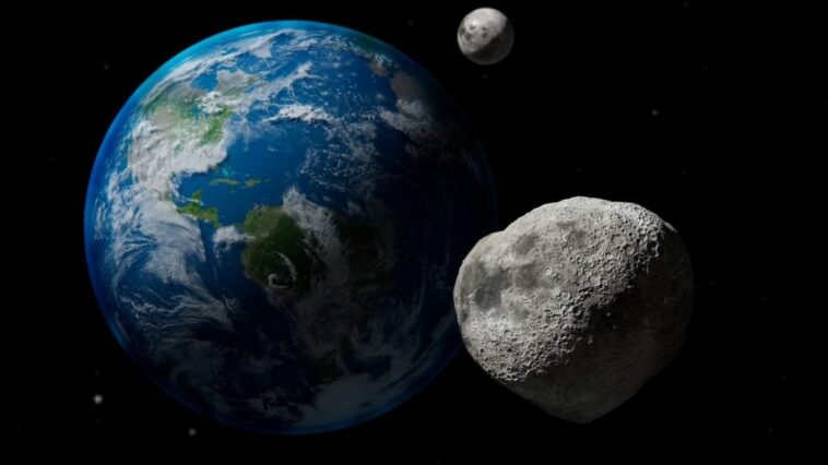 La mini Lune de la Terre pourrait être un morceau de notre véritable Lune 1 Illustration de la mini lune de la Terre, l'astéroïde 2024 PT5 qui pour presque deux mois est resté piégé dans le champ gravitationnel terrestre, devenant notre “seconde lune” / Photo Crédit iStock