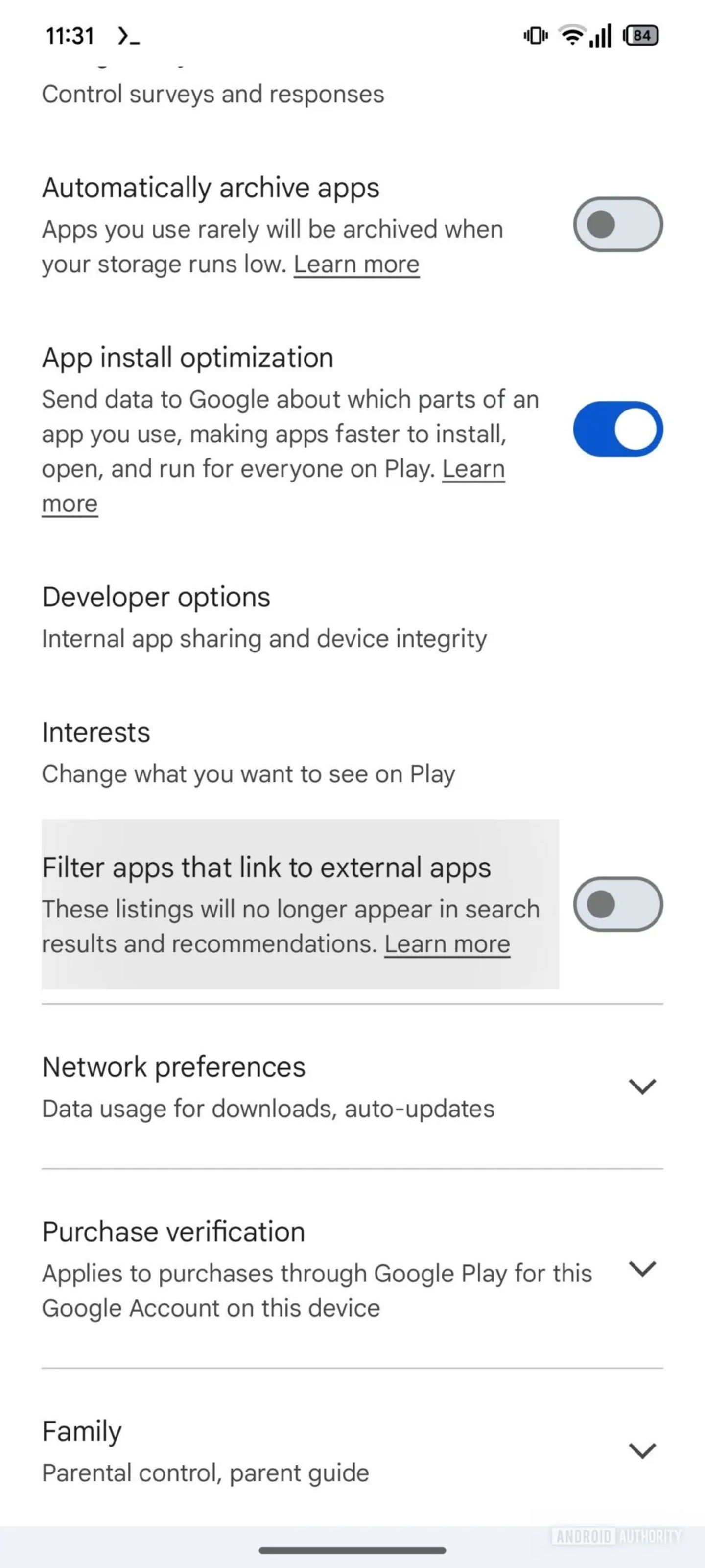 La nouvelle mise à jour de la Play Store permet de filtrer des applications pour améliorer votre sécurité