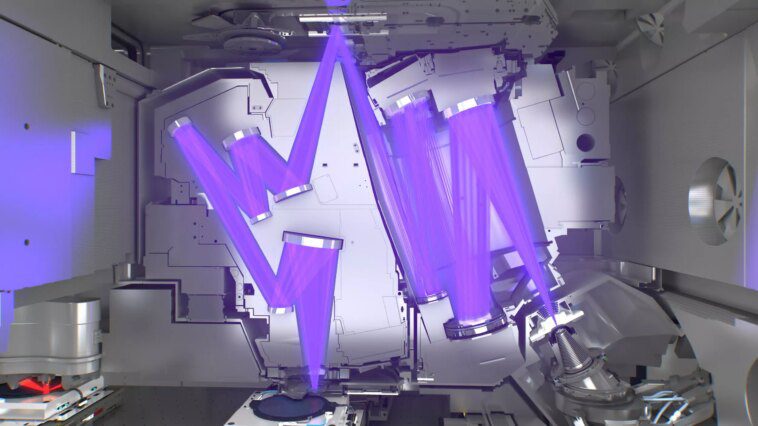 La production de puces EUV atteindra bientôt des niveaux record de consommation d'énergie 1 EUV chip production will soon reach record levels of energy consumption