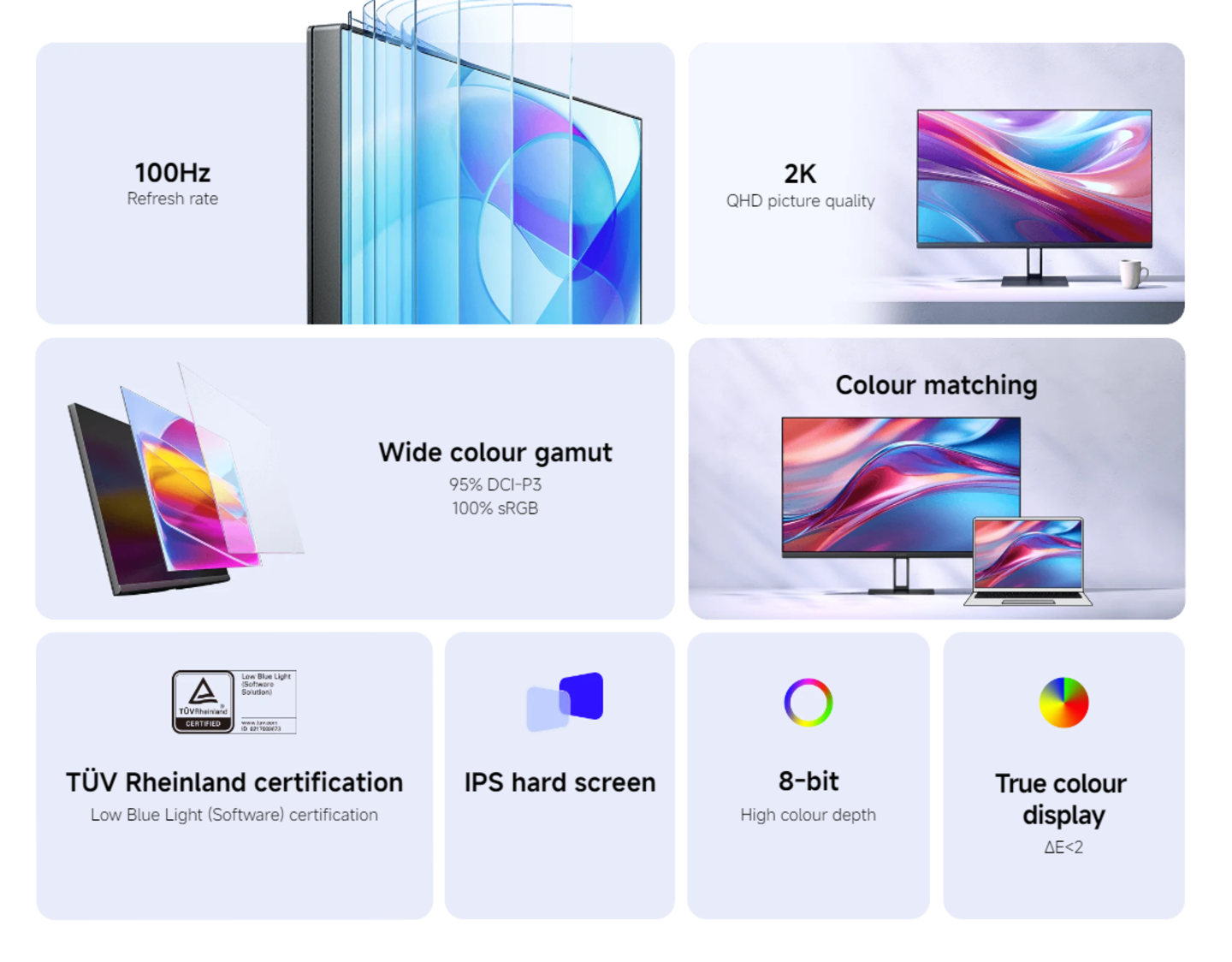 Le dernier bijou de Xiaomi pour le marché mondial : un moniteur de 27 pouces en résolution 2K et 100 Hz 3 Le dernier né de Xiaomi pour le marché mondial est un moniteur de 27 pouces avec une résolution 2K et 100 Hz