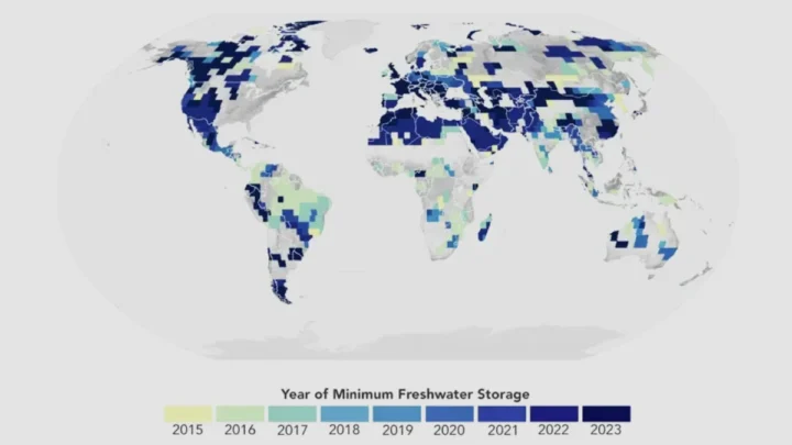 L'eau douce de la planète disparaît et c'est déjà visible depuis l'espace 4 Leau douce de la planete disparait et cest deja visible.webp