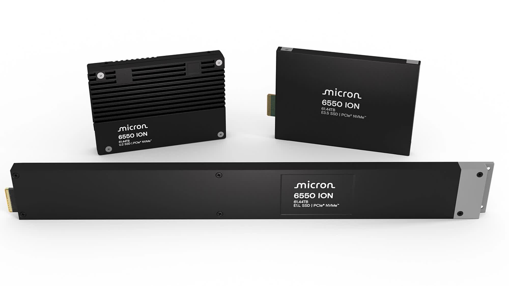 Micron dévoile le premier SSD PCIe 5.0 de 60 To au monde pour les charges de travail IA et le stockage dans le cloud 2 Micron devoile le premier SSD PCIe 50 de 60 To