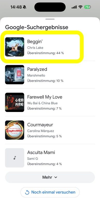 Pas toutes les applications peuvent se prévaloir d'une notation élevée 4 Reconnaissance de chanson Google