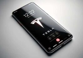 Elon Musk Tesla smartphone téléphone