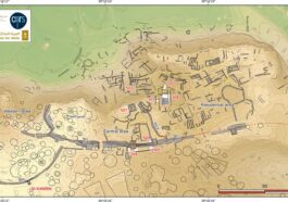 La carte de l'ancienne ville d'al-Natah. Crédit : Plos ONE