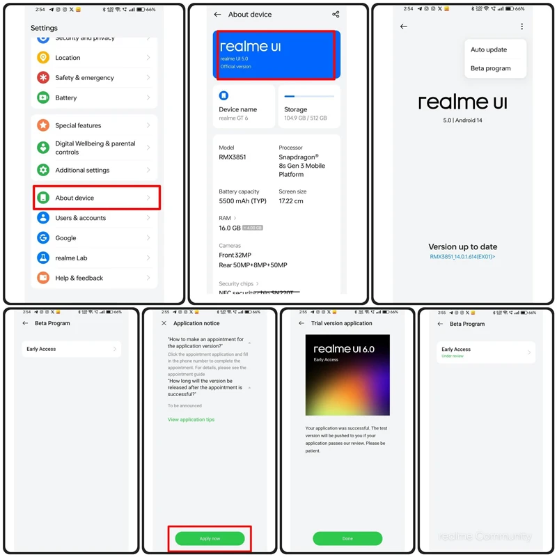 realme lance l'accès anticipé à Android 15 pour le realme GT 6 ! 2 realme gt 6 android 15 early access