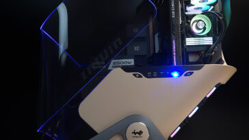 Le dernier boîtier d'InWin : verre incurvé à 180° et prix à couper le souffle de 7 100 € 12 Le Dernier Boîtier D'inwin : Verre Incurvé à 180° Et