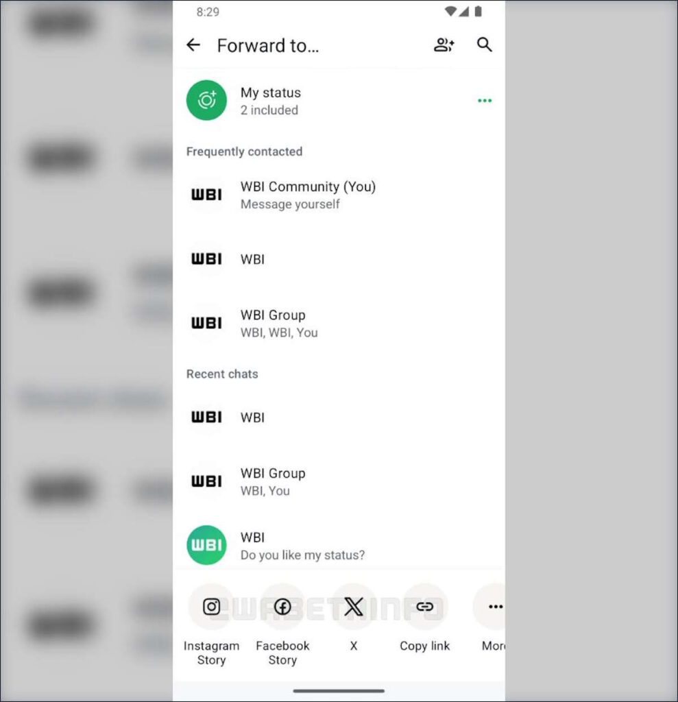 WhatsApp : bientôt, partager sera beaucoup plus simple, même avec d'autres réseaux sociaux 3 1733476541 550 WhatsApp bientot partager sera beaucoup plus simple meme avec