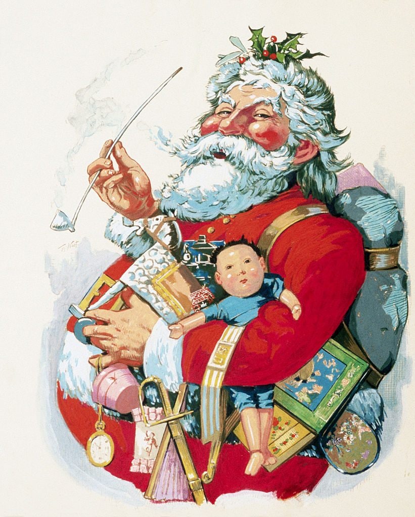 Redécouvrez le véritable visage du Père Noël : celui de Saint Nicolas, l'inspirateur de Santa Claus 5 L'illustration de Babbo Natale par Thomas Nast