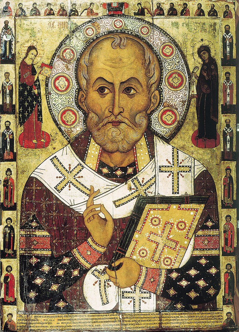 Redécouvrez le véritable visage du Père Noël : celui de Saint Nicolas, l'inspirateur de Santa Claus 4 San Nicola de Myra ou San Nicola di Bari. Crédit : Wikipedia