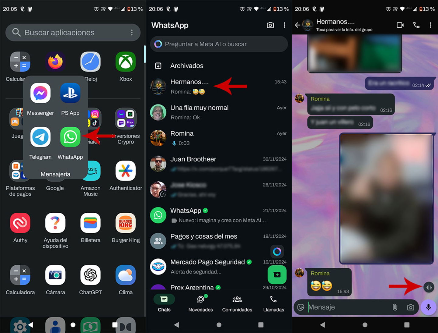 Comment activer le mode talkie-walkie sur WhatsApp 4 Activer le mode talkie-walkie sur WhatsApp