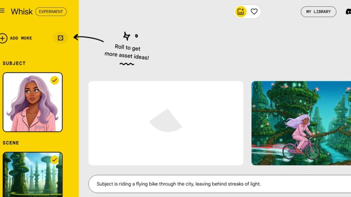 J'ai testé le dernier outil d'IA de Google qui génère des images de manière ludique et novatrice 4 L'outil AI Whisk de Google utilisé avec des images.