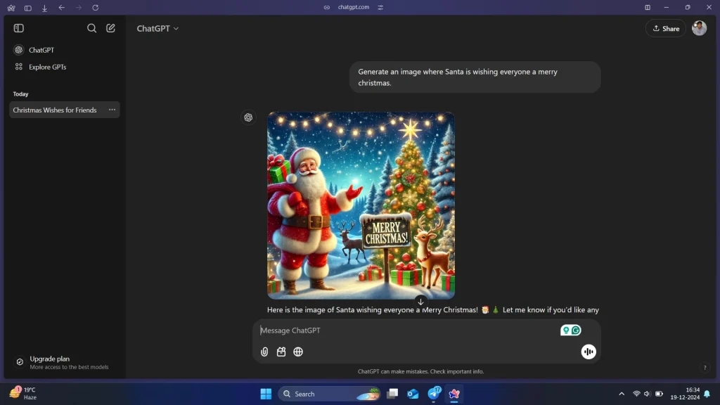Transformez ChatGPT en Père Noël pour ces fêtes de fin d'année 7 1734633869 356 Transformez ChatGPT en Pere Noel pour ces fetes de fin.webp