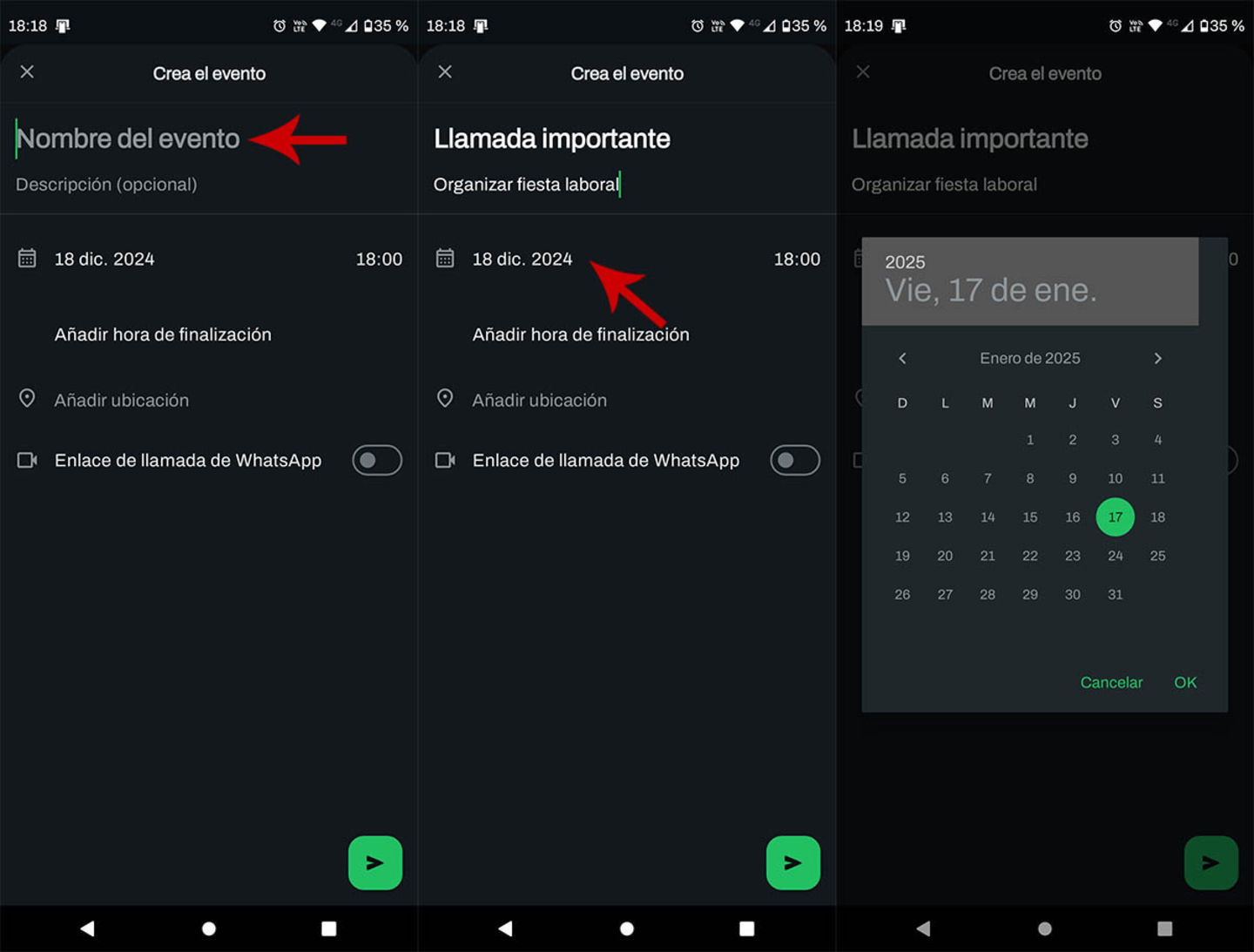 Comment programmer des appels sur WhatsApp étape par étape 5 Programmer un appel dans WhatsApp