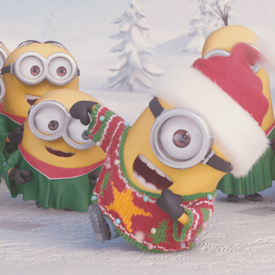 Joyeux Noël 2025 : les images, mèmes et GIF à partager le 25 décembre 36 Minion gif noel