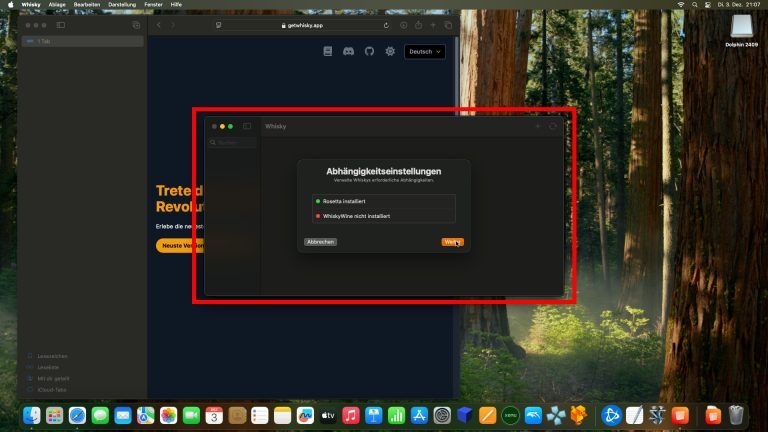 Comment jouer à tes jeux Windows sur Mac (Guide) 5 03 Whisky fertig einrichten