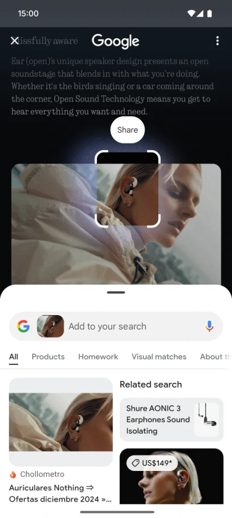 Nothing Phone (2), Phone (2a) et Phone (2a) Plus intègrent la fonction Circle pour une recherche simplifiée 3 Circle to Search Nothing Phone