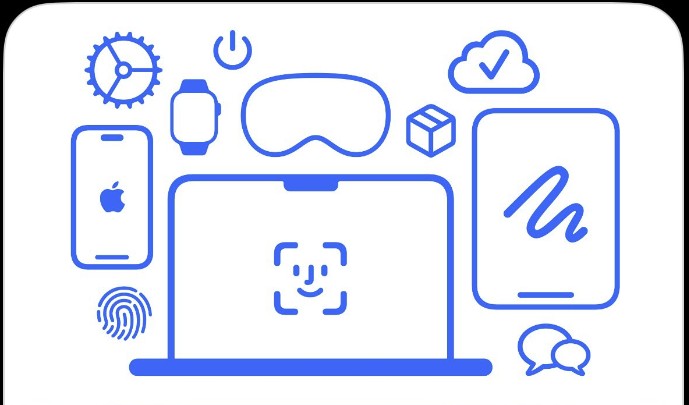 Les Mac ont besoin de Face ID, mais pas s'il ressemble à Windows Hello 3 Logo de Face ID sur un Mac publié sur une page de support Apple en septembre 2024