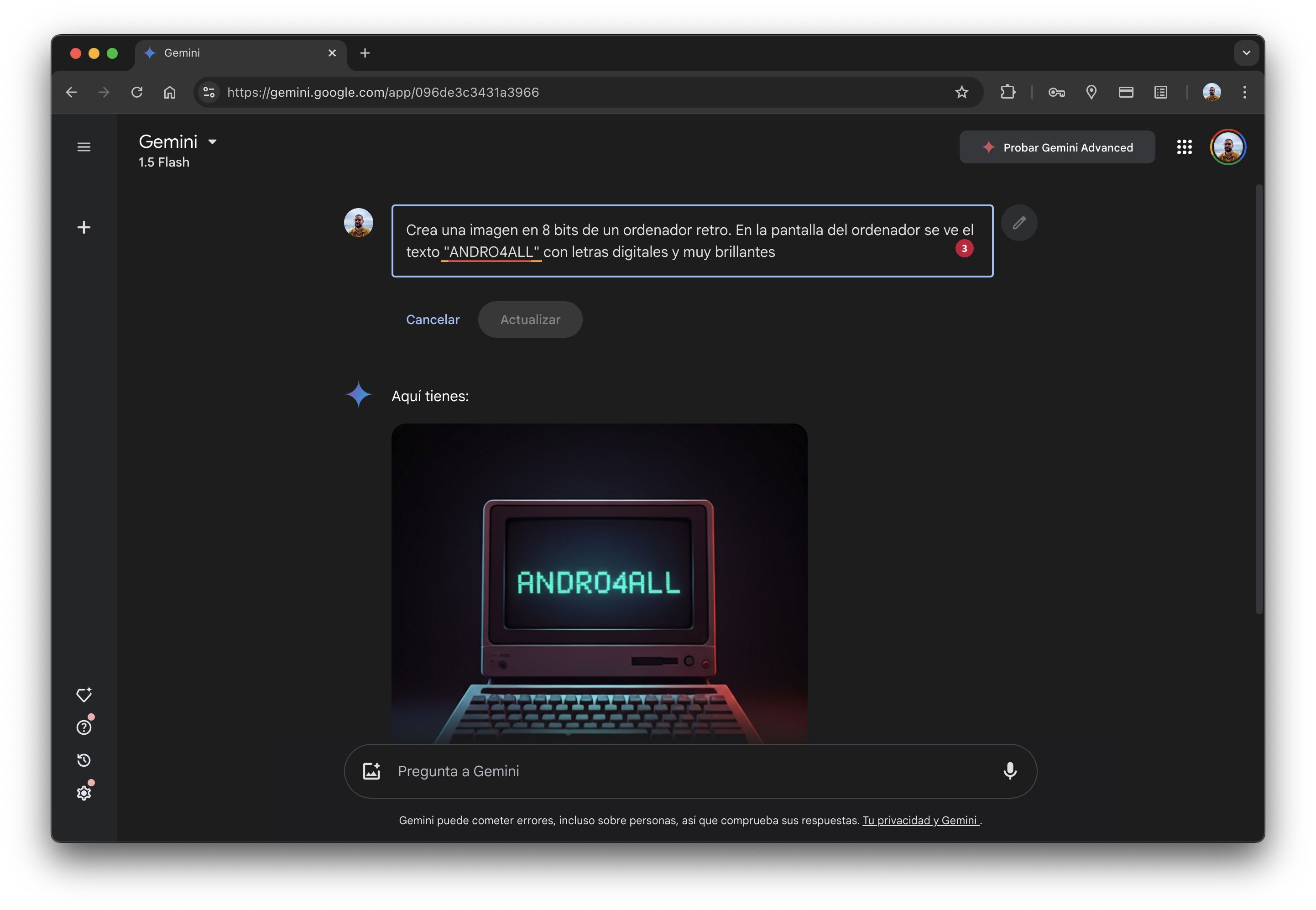 Comment créer des images avec Gemini : le guide ultime 7 Comment générer des images avec Gemini : guide complet