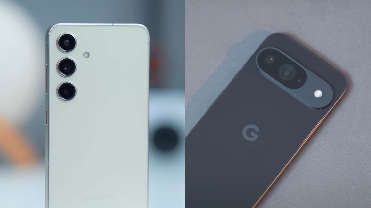 Caméras du Samsung Galaxy S24 et du Google Pixel 9