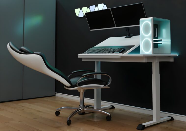 Bureau Ergo assis/debout : détendez-vous dans votre chaise tout en restant productif 1 Bureau Ergo Debout/assise : Détendez Vous Dans Votre Chaise Tout En