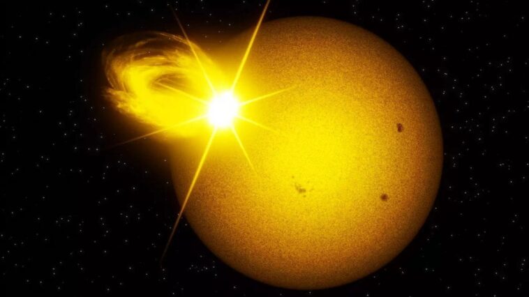 Chaque siècle, des étoiles comme le Soleil connaissent des éruptions monstrueuses équivalentes à un trillion d'atomes : que nous réserve l'avenir ? 1 Credit: MPS/Alexey Chizhik