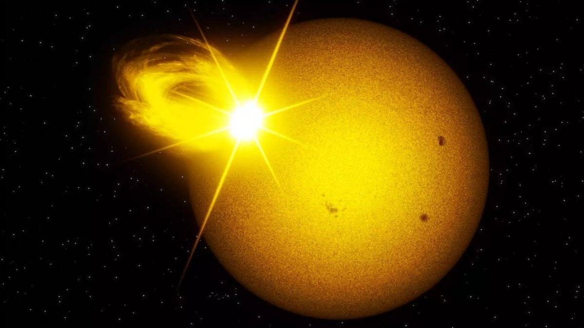 Chaque siècle, des étoiles comme le Soleil connaissent des éruptions monstrueuses équivalentes à un trillion d'atomes : que nous réserve l'avenir ? 2 Credit: MPS/Alexey Chizhik