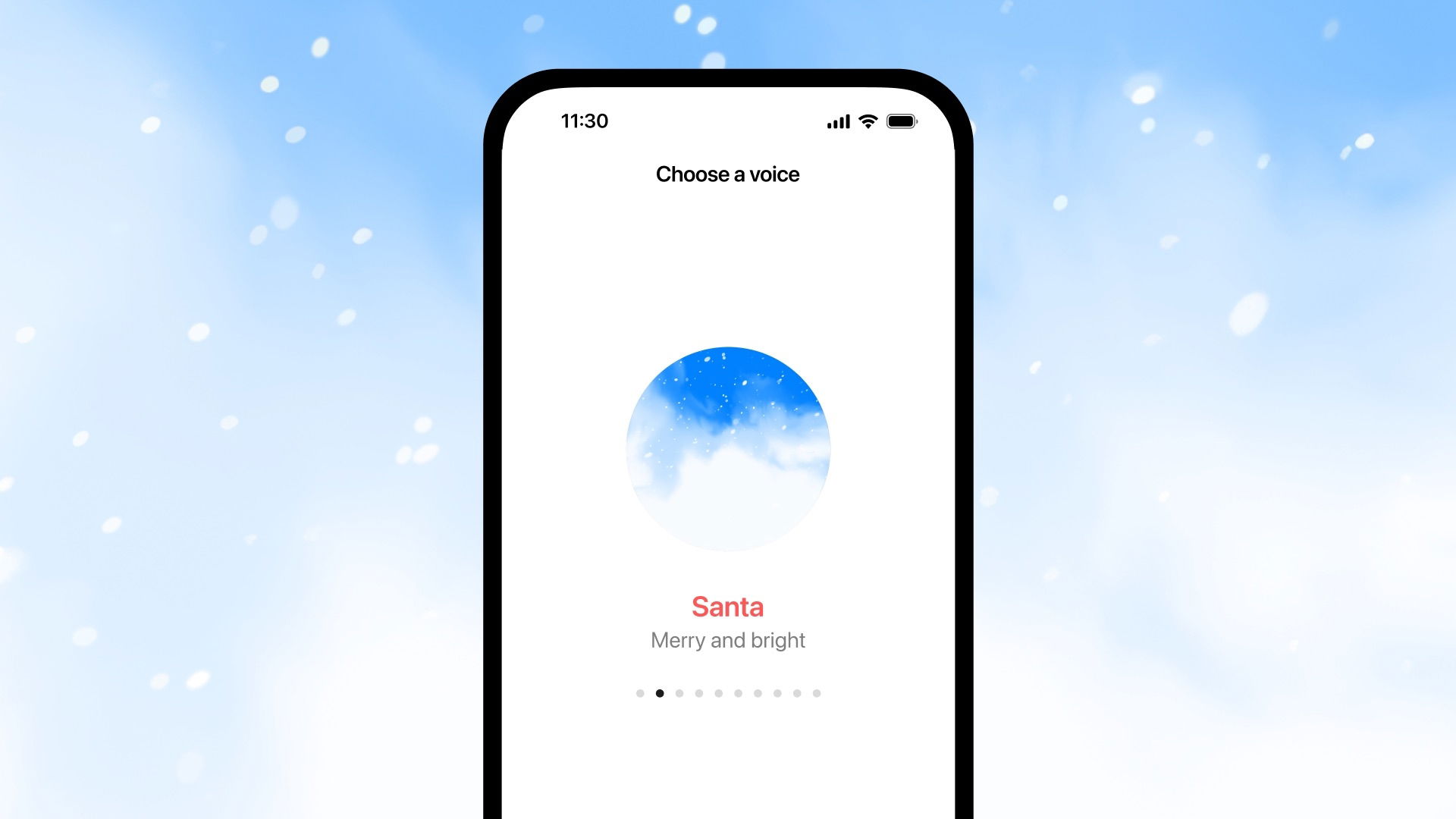 ChatGPT ajoute un nouveau mode pour parler avec le Père Noël 3 Mode de voix de ChatGPT