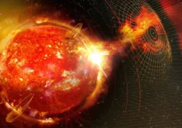 Illustration d'un 'tunnel' interstellaire dans notre système solaire