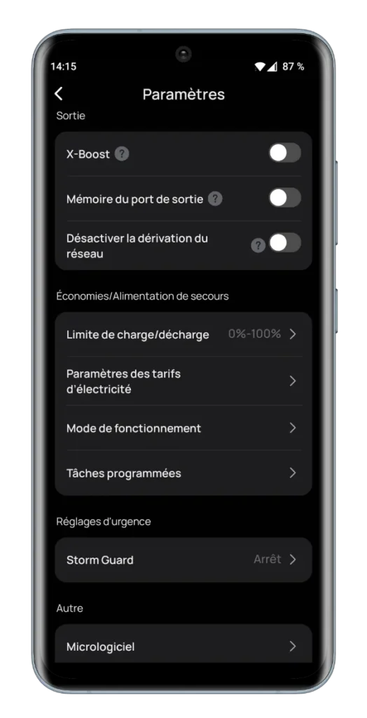TEST EcoFlow DELTA 3 Plus : La nouvelle batterie ultra rapide, design et silencieuse 32 Ecoflow Delta 3 Plus Test Review Batterie Application App Netcost (8)