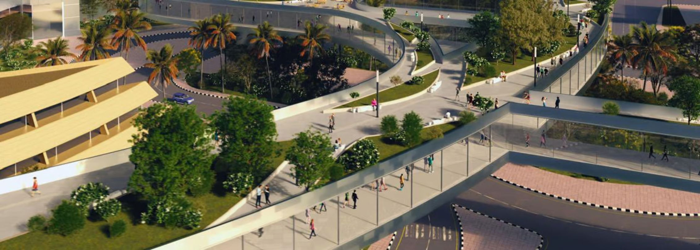 Il est impossible de se promener à Dubaï en raison de la chaleur, mais maintenant ils ont la solution : climatisation sur les trottoirs 3 Il est impossible de se promener à Dubai en raison de la chaleur, mais maintenant ils ont la solution : climatisation sur les trottoirs