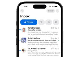 La nouvelle catégorisation de l'application Mail de l'iPhone est-elle issue de l'Intelligence d'Apple ?