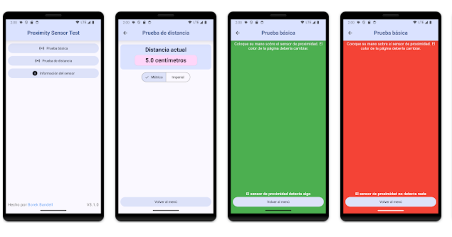 L'écran s'éteint lors de l'écoute des audios WhatsApp : découvrez comment résoudre ce problème 4 L'application de test du capteur de proximité vous permet de vérifier le bon fonctionnement de votre capteur