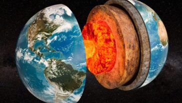 Le noyau interne de la Terre est une sphère chaude et dense de métal solide qui tourne au sein d'une enveloppe externe fondue / Photo iStock