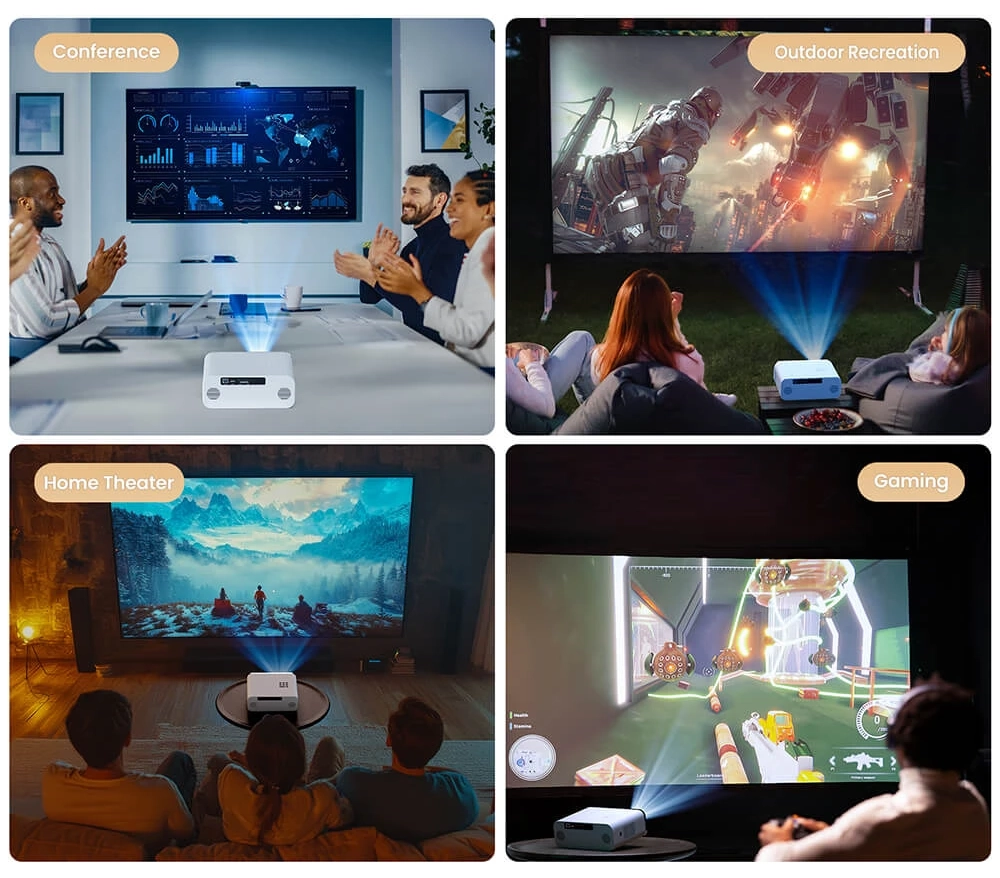 Projecteur Hunkstar P3 AOSP : Un projecteur complet à prix cassé 6 Projecteur Hunkstar P3 Aosp Multiple Utilisation