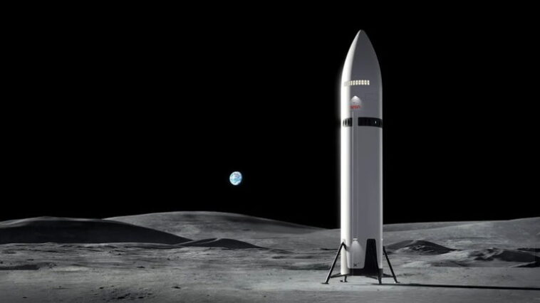 Un nouveau concept révèle comment les humains retourneront sur la Lune grâce à SpaceX 1 Un nouveau concept montre comment les humains retourneront sur la Lune grâce à SpaceX