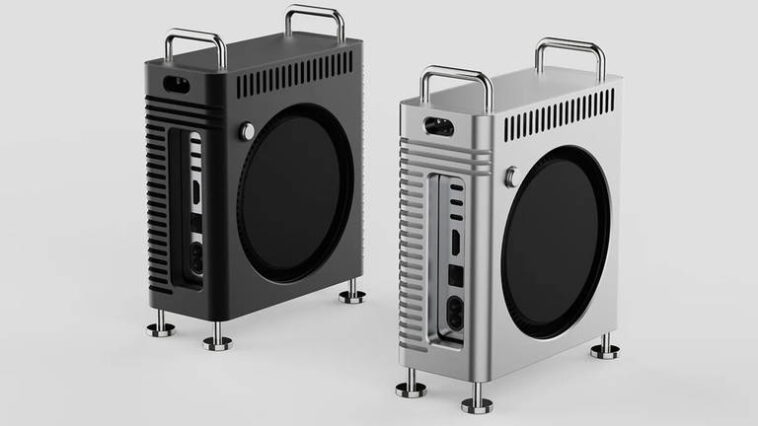 Vous avez un Mac mini ? Découvrez cette coque qui le transforme en un Mac Pro miniature incontournable 1 Vous avez un Mac mini ? Vous allez vouloir cette coque qui le transforme en Mac Pro miniature