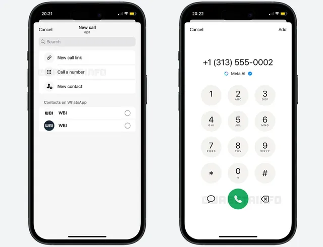 WhatsApp prépare une nouveauté pour les appels sur iPhone avec un nouvel indicateur 3 WhatsApp marqueur appels messages
