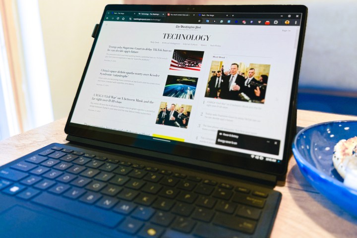 Je regrette d'avoir acheté l'iPad Pro. Cette tablette Windows étonnante m'a ouvert les yeux sur pourquoi 13 Web browsing on the Asus ProArt PZ13