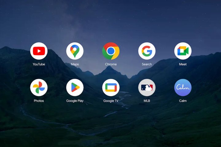 Les casques XR s'apprêtent à connaître une année décisive déterminante ! 9 The Android XR home screen shows Google and Android apps.
