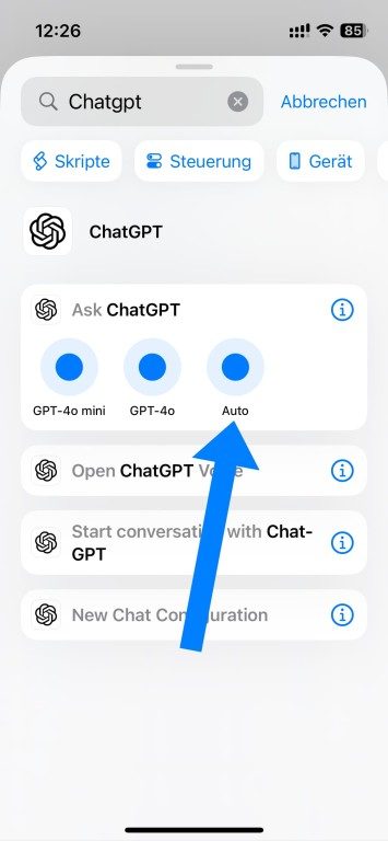 Parle avec ChatGPT directement depuis ton Apple Watch 8 demander à ChatGPT Raccourci