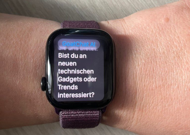 Parle avec ChatGPT directement depuis ton Apple Watch 14 Goat Chat