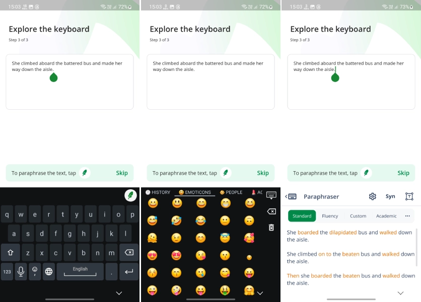 Clavier Quillbot sans publicité