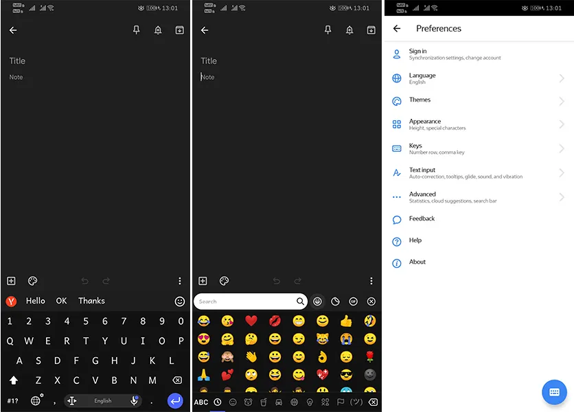 Meilleures applications de clavier emoji sans publicité