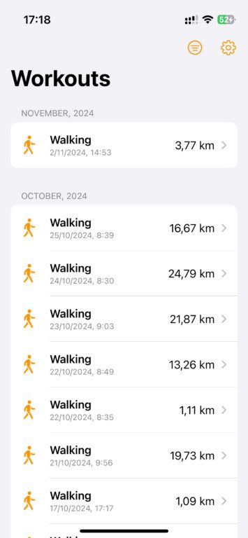 Exportation des cartes d'entraînement de l'Apple Watch : Découvrez comment faire ! 10 Exporter les données GPX d'un entraînement