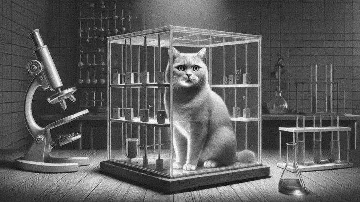 Illustration du chat de Schrödinger