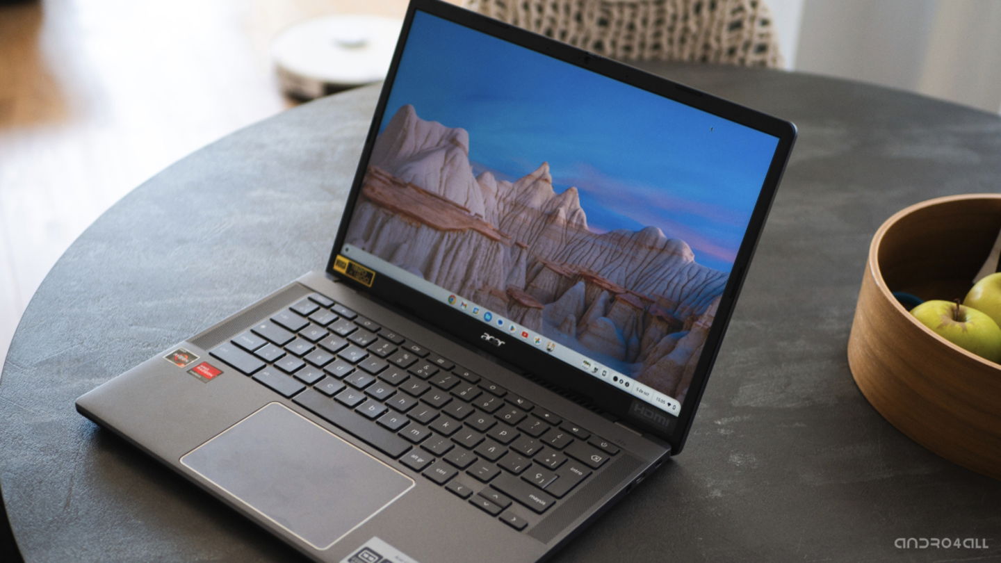 Écran de l'Acer Chromebook Plus