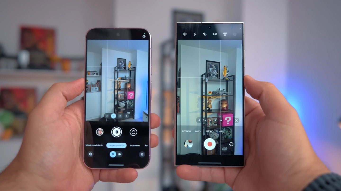 Applications photo sur le Google Pixel 9 Pro XL et le Samsung Galaxy S24 Ultra
