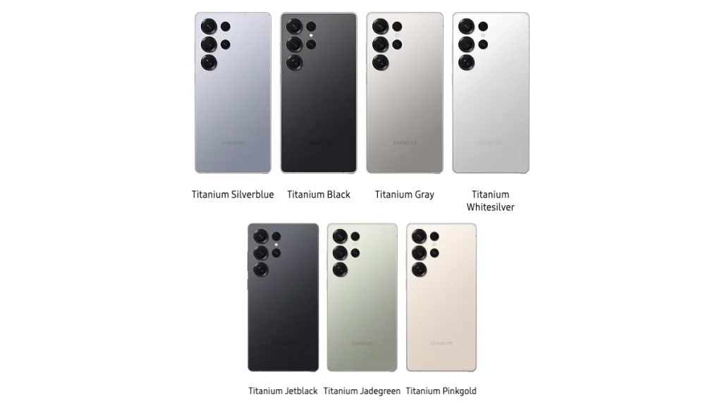 Quelles sont les couleurs du Galaxy S25 Series ? 3 Galaxy S25 Ultra toutes les couleurs