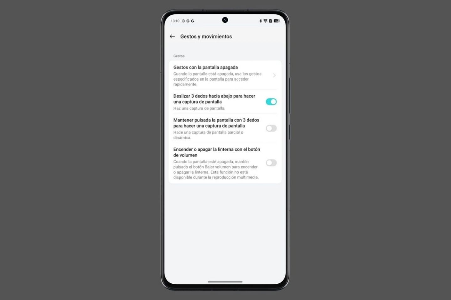 Comment faire des captures d'écran avec des gestes sur un mobile Android
